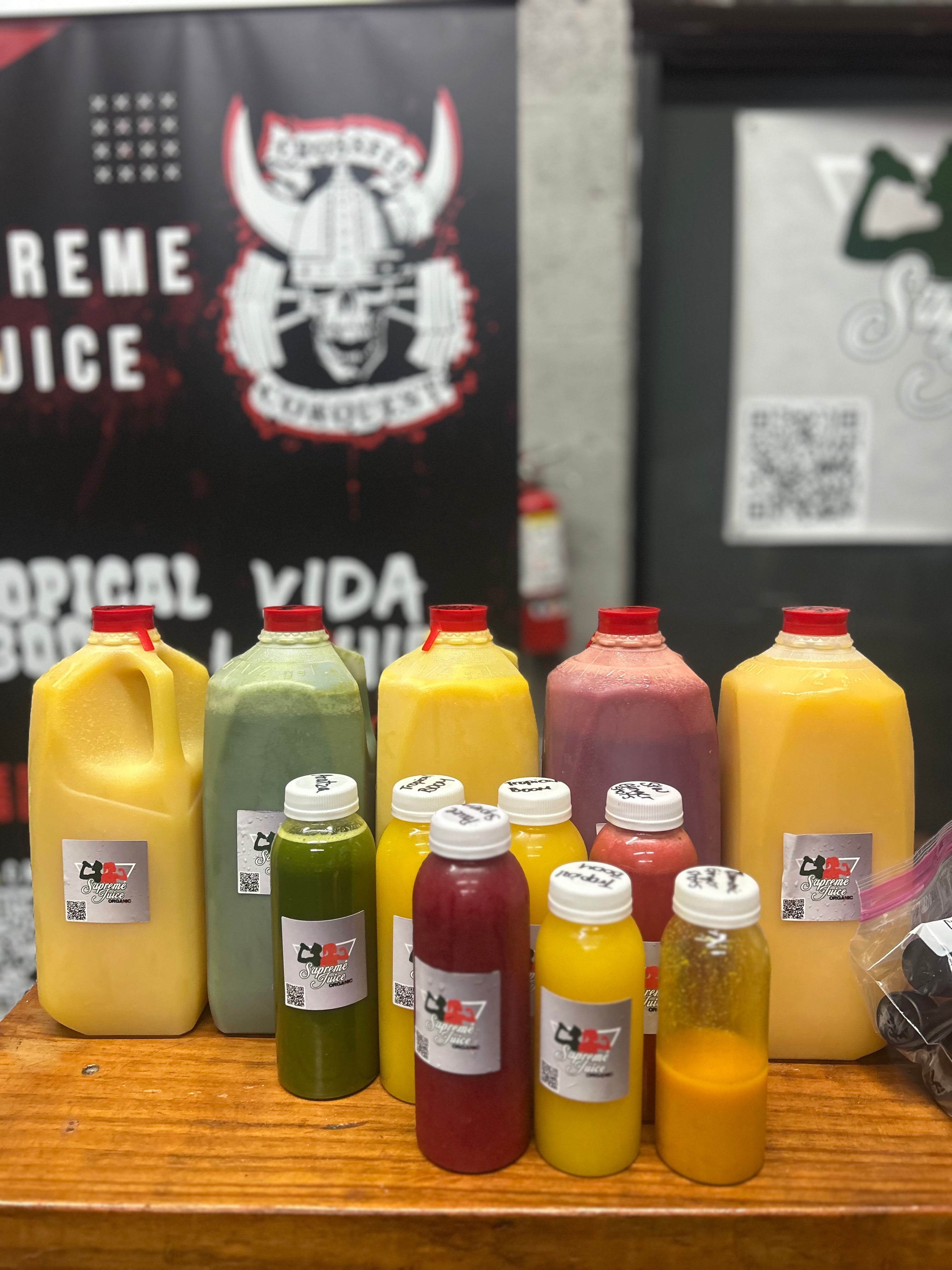 Signature Juices 1/2 Gallon Bottles