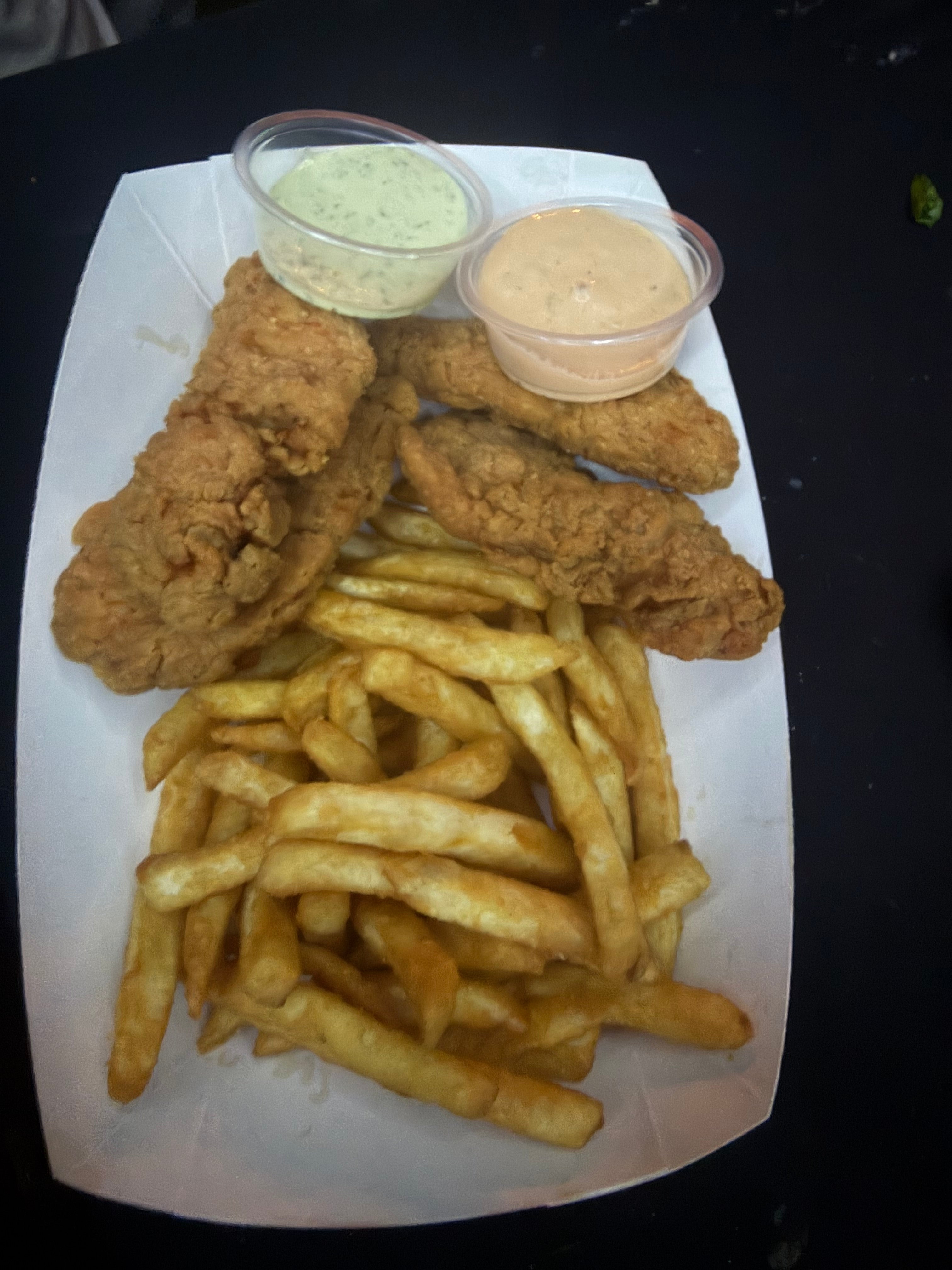 Chicken & Fries 🍗 🥞