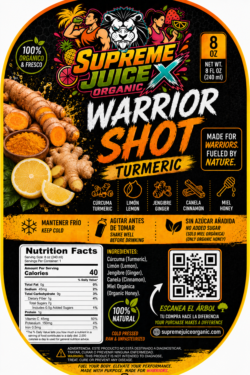 Turmeric Warrior Shots
