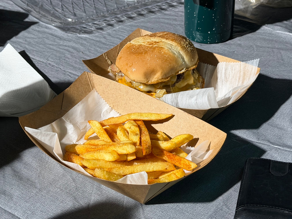 Bacon Cheese Burger  w Fries 🍔🍟